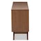 Baxton Studio Hildon Mid-Century White and Walnut Wood 6-Drawer Storage Dresser 136-7490 - alternate 5